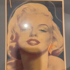 Vintage Lovely Actress Marilyn Monroe Framed